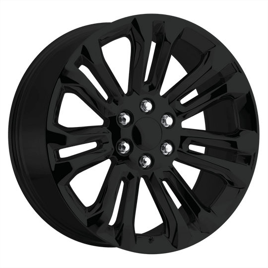 126GB-2110043 - Performance Replicas PR126 20X11 Blank ET 43mm Gloss Black - Performance Replicas Wheels Canada