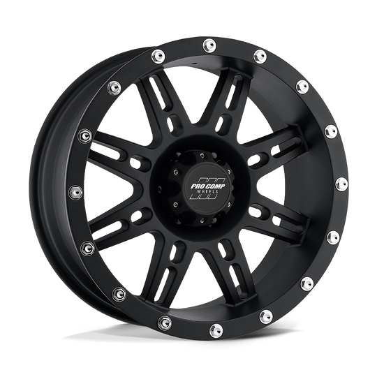 PXA7031-7973 - Pro Comp PA31 Stryker 17X9 5X127 ET -6mm Flat Black - Pro Comp Wheels Canada