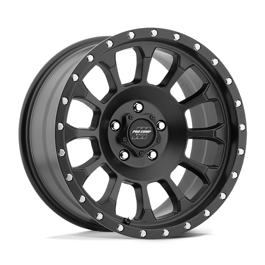 PXA5034-8973 - Pro Comp PA34 Rockwell 18X9 5X127 ET 0mm Satin Black - Pro Comp Wheels Canada