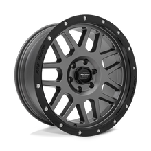 Charger l'image dans la galerie, PXA2640-897350 - Pro Comp PA40 Vertigo 18X9 5X127 ET 0mm Dark Gray With Black Lip - Pro Comp Wheels Canada