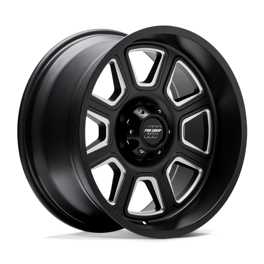 PXA5164-218947 - Pro Comp PA064 Gunner 20X10 8X180 ET -18mm Satin Black Milled - Pro Comp Wheels Canada