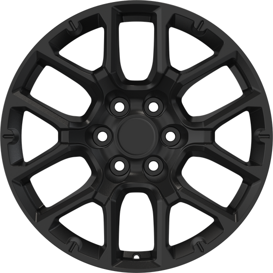 RW150020 - YKW Replicas GR1 20X9 6X139.7 ET 28MM Gloss Black - YKW Replicas Wheels Canada