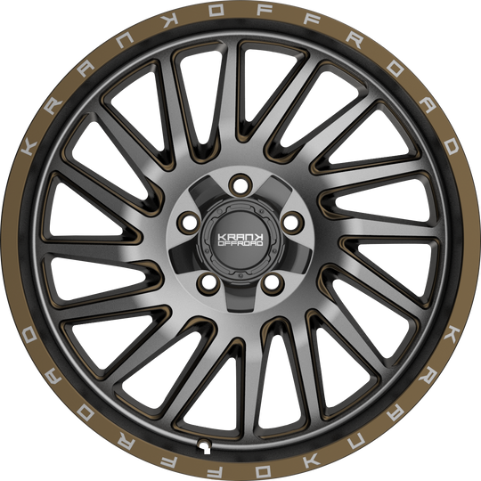 K2020952739Q00DT - Krank Offroad Coil 20X9 5X127 ET 0MM Bronze Dark Tint - Krank Offroad Wheels Canada