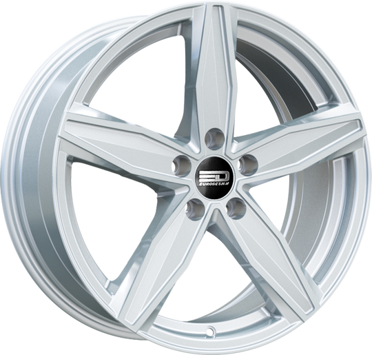BER1670F4266HS - Euro Design Berlin 16X7 5X112 ET 42MM Hyper Silver - Euro Design Wheels Canada