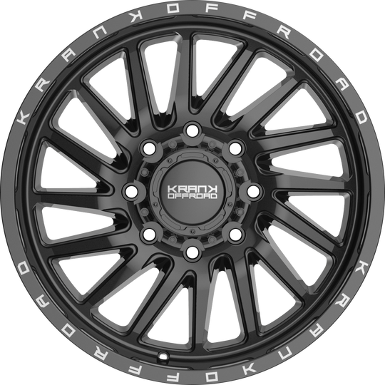 K20209817P18GB - Krank Offroad Coil 20X9 8X170 ET 18MM Gloss Black - Krank Offroad Wheels Canada