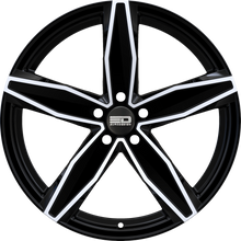 Load image into Gallery viewer, BER1880D4267GBP - Euro Design Berlin 18X8 5X108 ET 42MM Gloss Black Polished - Euro Design Wheels Canada
