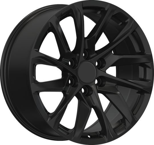 RW150019 - YKW Replicas CDR4 20X9 6X139.7 ET 28MM Gloss Black - YKW Replicas Wheels Canada