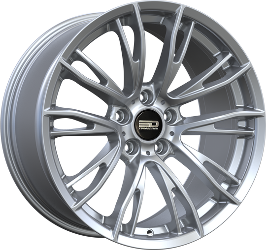 VEN1880J2074HS - Euro Design Venice 18X8 5X120 ET 20MM Hyper Silver - Euro Design Wheels Canada