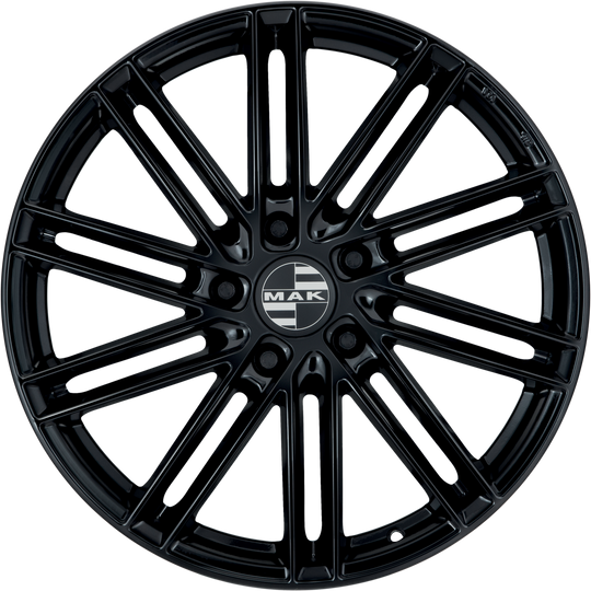 F0520LZGB19WSX - MAK Leipzig-D 20X10.5 5X112 ET 19MM Gloss Black - MAK Wheels Canada