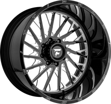 Charger l'image dans la galerie, FA08-221263539N44BM - Fittipaldi Offroad FA08BM 22X12 6X139.7 / 6X135 -44mm Gloss Black Milled - Fittipaldi Offroad Wheels Canada