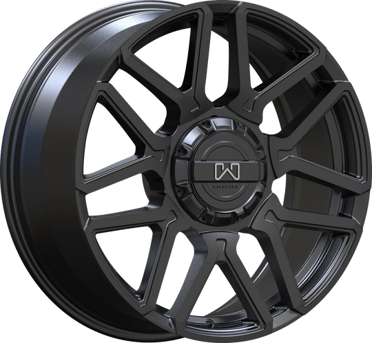 C18851083567MB - Wildland Cyclone 18X8 5X108 ET 35mm Matte Black - Wildland Wheels Canada