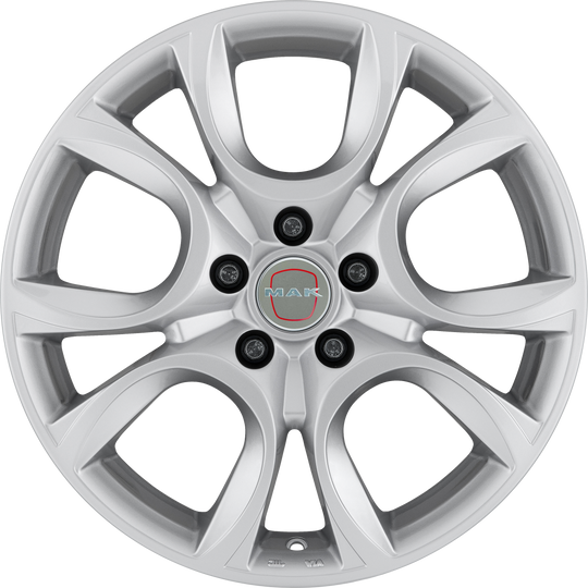 F6560ONSI41HA2X - MAK Torino W 16X6.5 5X98 ET 42MM Silver - MAK Wheels Canada