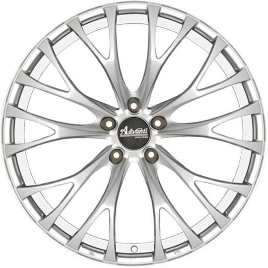 FS8851245S - Advanti Fastoso 18X8 5X112 ET 45MM Silver With Machined Undercut - Advanti Wheels Canada