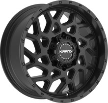 Load image into Gallery viewer, K8022958165P7SB - Krank Offroad Ambush 22X9.5 8X165.1 ET 7MM Satin Black - Krank Offroad Wheels Canada