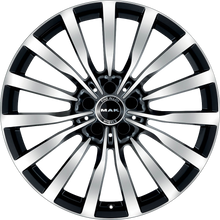 Load image into Gallery viewer, F8080KNBM48WS4X - MAK Krone 18X8 5X112 ET 48MM Black Mirror - MAK Wheels Canada