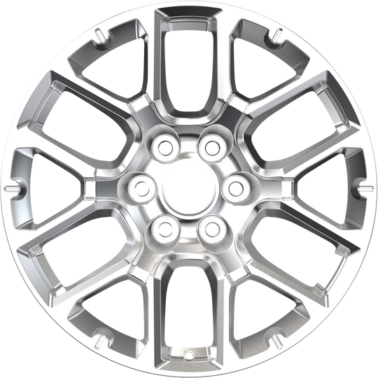 RW150021 - YKW Replicas GR1 20X9 6X139.7 ET 28MM Chrome - YKW Replicas Wheels Canada