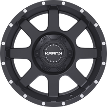 Load image into Gallery viewer, K6017952739P18SB - Krank Offroad Slick 17X9 5X127 ET 18MM Satin Black - Krank Offroad Wheels Canada