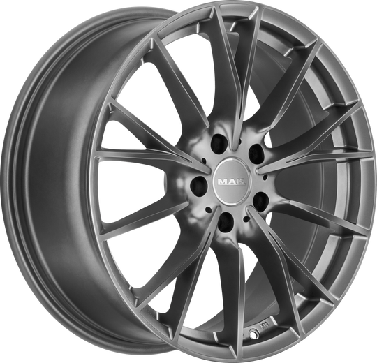 F9080FKTM28I2BX - MAK Fabrik 18X9 5X120 ET 28MM Matte Titanium - MAK Wheels Canada