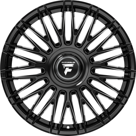 FS369-241051520P20B - Fittipaldi Street FS369B 24X10 5X120 / 5X115 20mm Gloss Black - Fittipaldi Street Wheels Canada