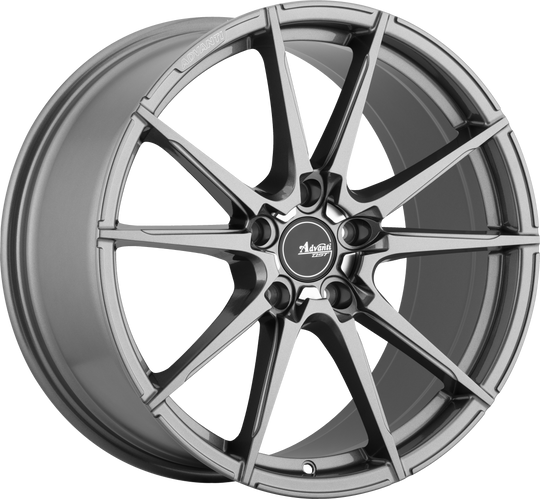 AP89508436 - Advanti Appello 19X8.5 5X108 ET 43MM Gloss Graphite With Machine Cut PCD - Advanti Wheels Canada