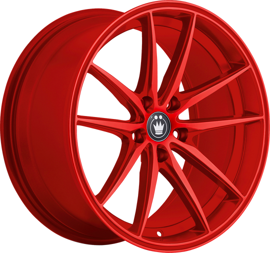 OS8851445R - Konig Oversteer 18X8 5X114.3 ET 45MM Gloss Red - Konig Wheels Canada