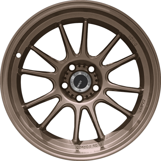 HG85100258 - Konig Hypergram 15X8.5 4X100 ET 25MM Race Bronze - Konig Wheels Canada