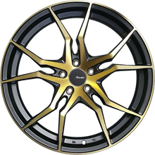 Charger l'image dans la galerie, HD88512358 - Advanti Hydra 18X8 5X112 ET 35MM Matte Black With Machined Bronze Face - Advanti Wheels Canada