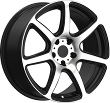 Charger l'image dans la galerie, RW150068 - YKW Replicas JA2 18X8 5X114.3 ET 35mm Gloss Black Machined - YKW Replicas Wheels Canada