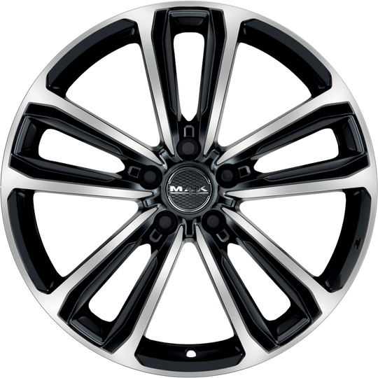F7080MMBM43P3 - MAK Magma 18X7 5X100 ET 43MM Black Mirror - MAK Wheels Canada
