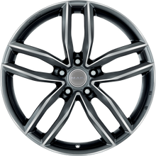 Charger l'image dans la galerie, F7070RDQM38PE2X - MAK Sarthe W 17X7 5X100 ET 38MM Gunmetal With Mirror Face - MAK Wheels Canada