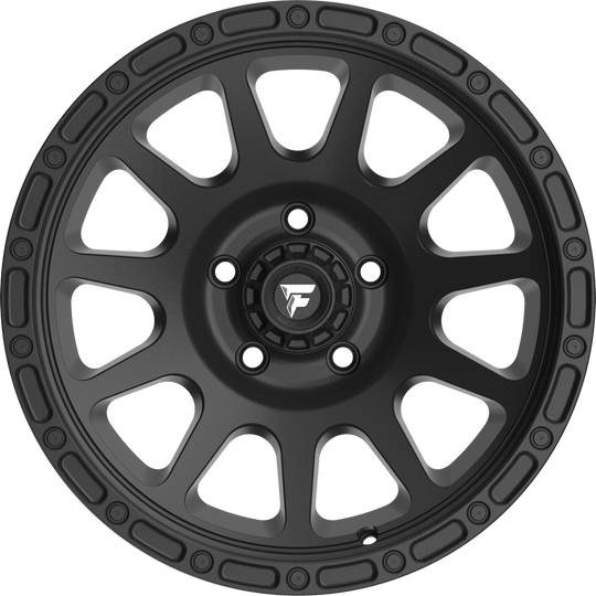 FT105-20906135P18SB - Fittipaldi Offroad FT105SB 20X9 6X135 ET 18MM Satin Black - Fittipaldi Offroad Wheels Canada
