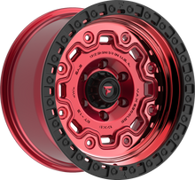 Load image into Gallery viewer, FT100-18905150P18RTB - Fittipaldi Offroad FT100RTB 18X9 5X150 ET 18MM Gloss Red With Black Ring - Fittipaldi Offroad Wheels Canada