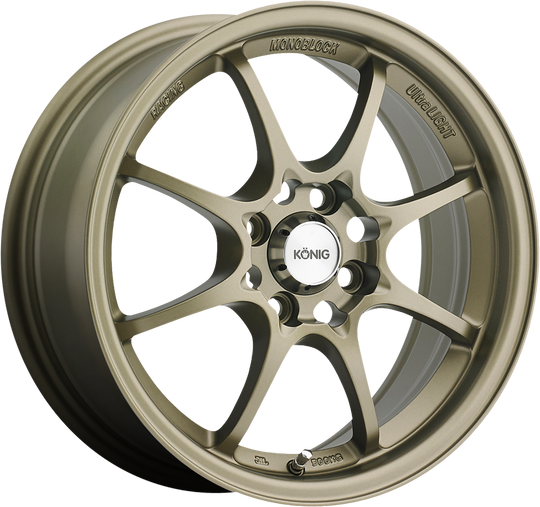 HE65D04408 - Konig Helium 15X6.5 4X100 ET 40MM Bronze - Konig Wheels Canada