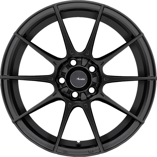 S259100355 - Advanti Storm S1 15X9 4X100 ET 35mm Matte Black - Advanti Wheels Canada