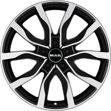 Load image into Gallery viewer, F8090HIBM42WS2X - MAK Koln 19X8 5X112 ET 42MM Black Mirror - MAK Wheels Canada