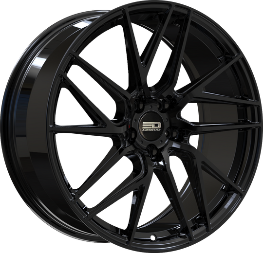 T208EFS3872GB - Euro Design Tech - EFS 20X8.5 5X100 / 5X105 / 5X110 / 5X112 / 5X115 / 5X118 / 5X108 ET 38MM Gloss Black - Euro Design Wheels Canada