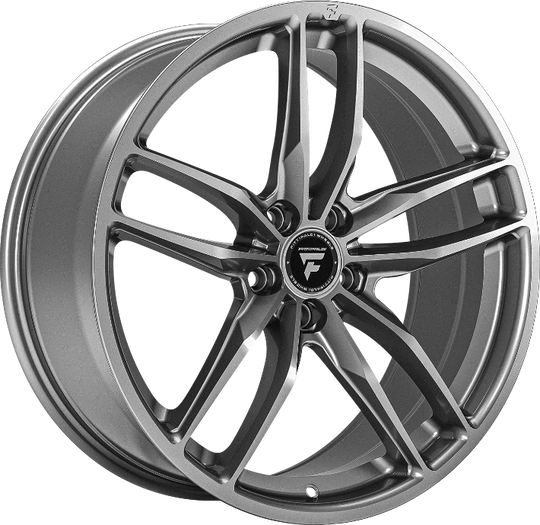 361S-2851232 - Fittipaldi Street FS361S 20X8.5 5X120 ET 32MM Brushed Silver - Fittipaldi Street Wheels Canada