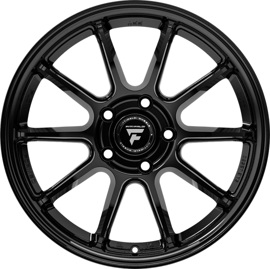 FS366-17805114P35B - Fittipaldi Street FS366B 17X8 5X114.3 ET 35MM Gloss Black - Fittipaldi Street Wheels Canada