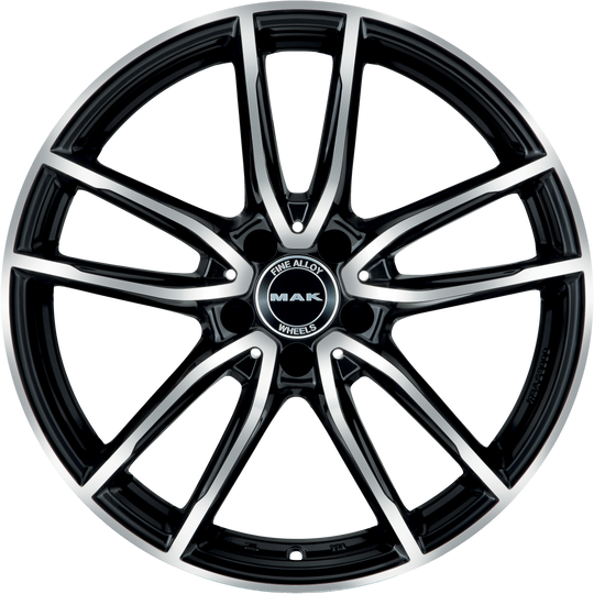 F8080EVBM43WS3X - MAK Evo 18X8 5X112 ET 43MM Black Mirror - MAK Wheels Canada