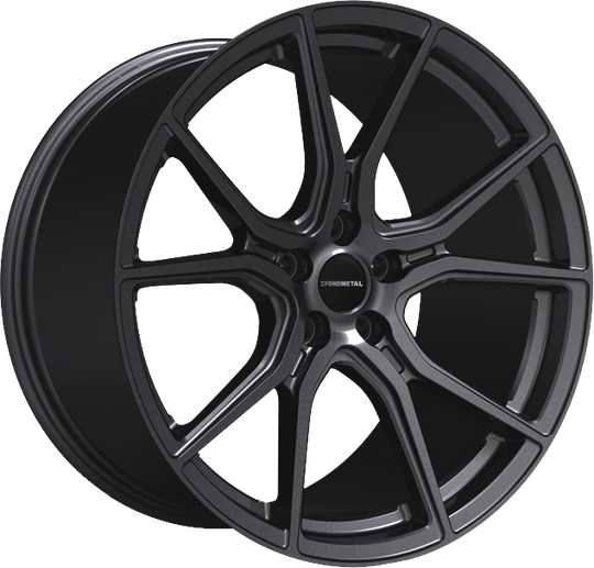 STC450520455114JNB - Fondmetal STC45 20X10.5 5X114.3 ET 45MM Matte Black - Fondmetal Wheels Canada