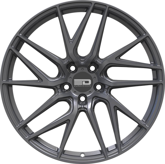 T1880G3572GGM - Euro Design Tech 18X8 5X114.3 ET 35MM Gloss Gunmetal - Euro Design Wheels Canada