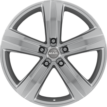 Load image into Gallery viewer, F75805TSI45D - MAK Stone5 18X7.5 5X118 ET 45MM Silver - MAK Wheels Canada