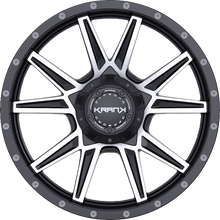Charger l'image dans la galerie, K7018952739P18GBM - Krank Offroad Cylinder 18X9 5X127 ET 18MM Gloss Black With Machined Face - Krank Offroad Wheels Canada