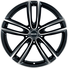 Charger l'image dans la galerie, F7580OFBM52I4BX - MAK Oxford 18X7.5 5X120 ET 52MM Black Mirror - MAK Wheels Canada