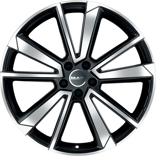 F8520FSBM49GO3Y - MAK Fivestar 20X8.5 5X108 ET 49MM Black Mirror - MAK Wheels Canada