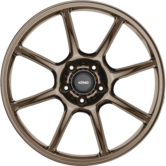 LK76108408 - Konig Lockout 16X7.5 4X108 ET 40MM Matte Bronze - Konig Wheels Canada