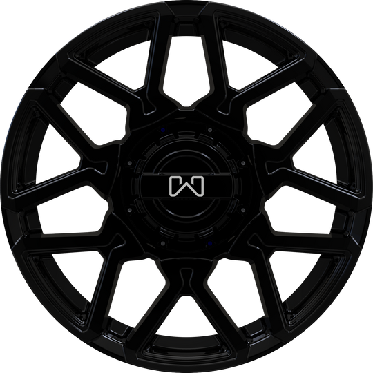 C208539271577GB - Wildland Cyclone 20X8.5 5X127 ET 15MM Gloss Black - Wildland Wheels Canada