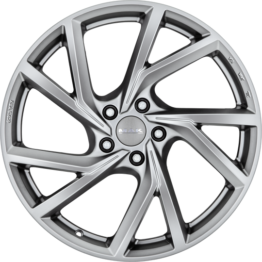 F8080KATM39WS2X - MAK Kassel 18X8 5X112 ET 39MM Matte Titanium - MAK Wheels Canada