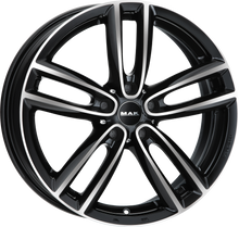 Charger l'image dans la galerie, F7060OFBM41WS3X - MAK Oxford 16X7 5X112 ET 41MM Black Mirror - MAK Wheels Canada