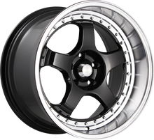 Load image into Gallery viewer, SS98514225 - Konig Ssm 18X9 5X114.3 ET 22MM Gloss Black With Machined Lip - Konig Wheels Canada